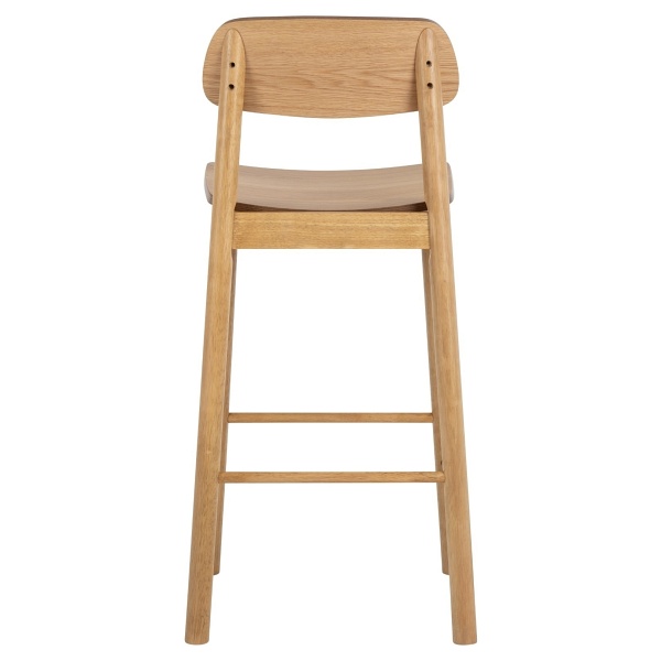 Stołek barowy Barlow dąb naturalny - ACTONA